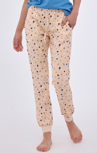 Spodnie piżamowe Cornette 909/03 S-2XL damskie beżowy S