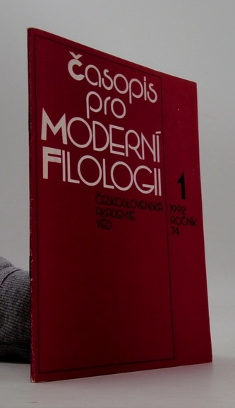 Časopis pro moderní filologi 1