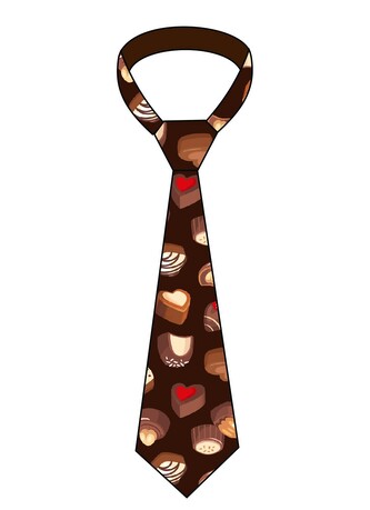 Krawat Cornette 111/001 brązowy uniwersalny