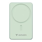 Verbatim magnetická bezdrátová powerbanka Charge 'n' Go Essentials, 5000mAh, zelená