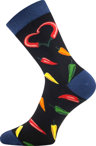 Lonka® ponožky Devive papričky 39-42 (26-28) 3 páry
