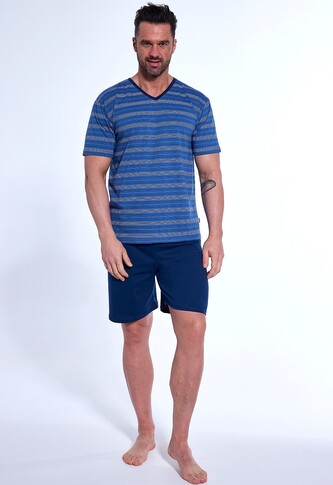 Piżama Cornette Various 330/47 kr/r 3XL-5XL męska granatowy 3XL