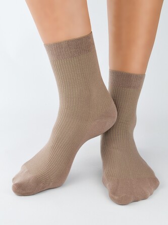 Skarpety Noviti SB077 Prążek Soft 36-41 cappucino 36-41