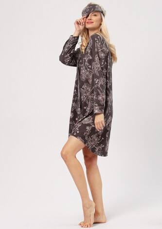 Koszula Key LND 817 B24 dł/r S-XL grafitowy XL