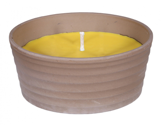 Svíčka proti hmyzu CITRONELLA žardinka SIRIUS 250g d13x6cm