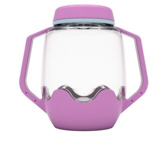 Słoik sensoryczny do napełnienia wodą fioletowy