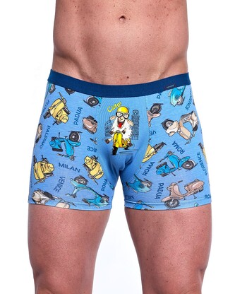 Bokserki Cornette Tattoo 280/243 Ciao S-2XL niebieski XL