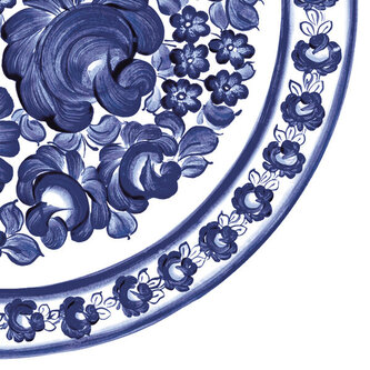 Ubrousky MAKI L (20ks) Rose Blue Plate