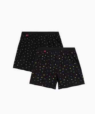 Bokserki Atlantic 2MBX-055 A'2 S-2XL czarny-czarny L