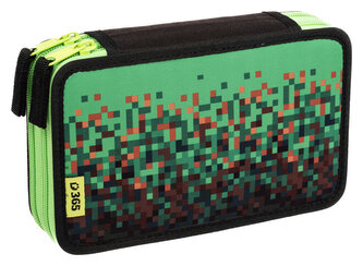 Školní penál dvoupatrový Pixel