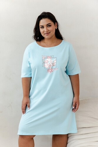 Koszula Taro Isla 3365 kr/r 4XL-6XL W25 damska turkusowy 4XL