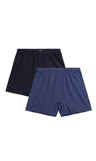 Bokserki Atlantic 2MBX-069 A'2 M-3XL granatowy-niebieski M