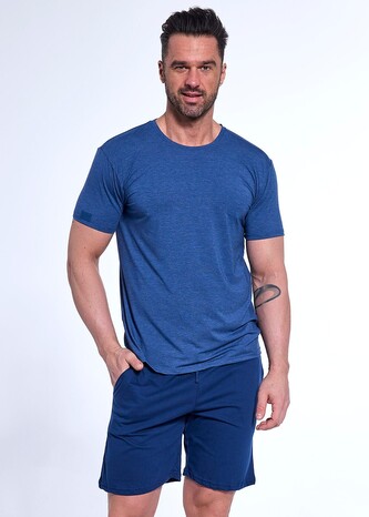 Piżama Cornette 925/177 Michael kr/r S-2XL męska jeans L