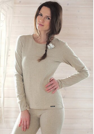 Koszulka Key Hot Touch LVD 729 1 S-XL beżowy XL