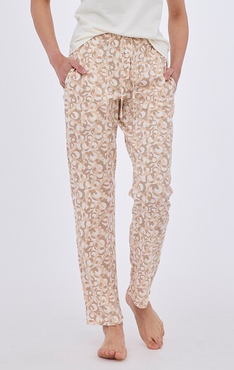 Spodnie piżamowe Cornette 690/41 S-2XL damskie beżowy XXL