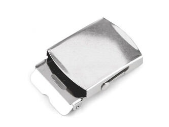 Kovová spona na opasek průvlek 40 mm - 5 ks - nikl