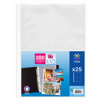 Viquel, Kapsa na foto 10 x 15 cm, A4, 90 mic, transparentní, 25 ks