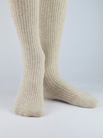 Rajstopy Noviti RB007 Girl Prążek 56-98 beżowy melanż 80-86