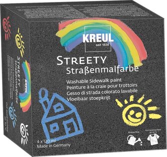 Sada Tekutá křída KREUL Streety 4 x 120 ml, KREUL