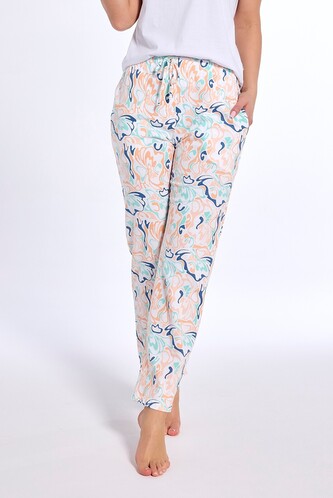 Spodnie piżamowe Cornette 690/43 S-2XL damskie biały M