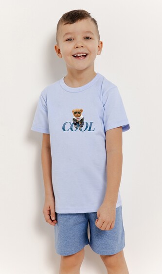 Piżama Taro Lucas 3411 kr/r 122-140 W25 błękitny 134