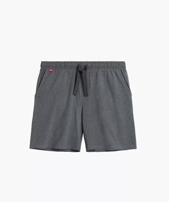 Spodenki piżamowe Atlantic NMB-039 S-2XL męskie szary melanż S