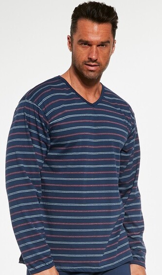 Piżama Cornette Various 139/39 dł/r M-2XL męska granatowy XL