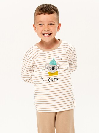 Piżama Taro Zac 3308 dł/r 92-116 Z24/25 beżowy 104