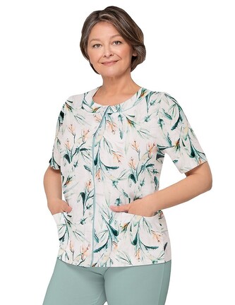 Piżama Martel Maria I 200 kr/r M-2XL rozpinana damska biały-turkusowy M