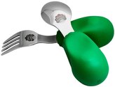 Zestaw sztućców widele i łyżka zielony