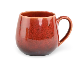 Porcelánový hrnek Gustl, červený, 400 ml