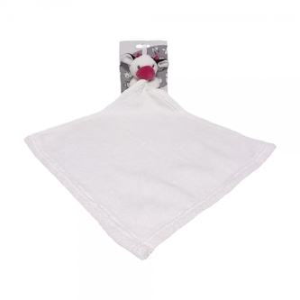 Baby Ručník s hračkou Kravička, 35x35cm