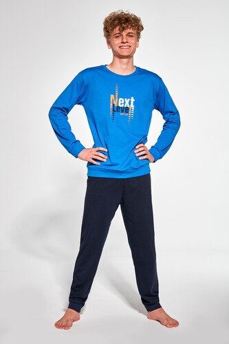 Piżama Cornette F&Y Boy 999/48 Next dł/r 164-188 niebieski 176/M