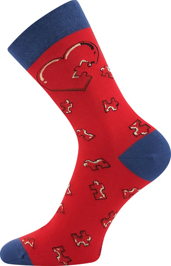 Lonka® ponožky Devive srdce 2 39-42 (26-28) 3 páry