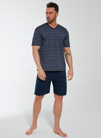 Piżama Cornette Various 330/33 kr/r M-2XL granatowy XL