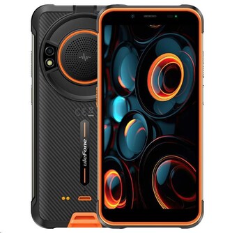 Smartphone Ulefone Power Armor 16S 4G 8GB 128GB, Black w Orange [No Charger], EU