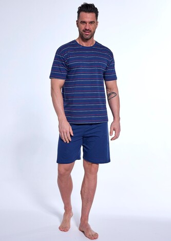 Piżama Cornette 338/50 kr/r S-2XL męska granatowy L