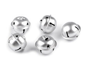 Rolničky Ø24 mm, 30 mm - 10 ks - 3 (Ø30 mm) stříbrná