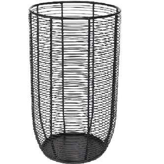 Igotrend, 14714 Lucerna 25cm kov/drát černá