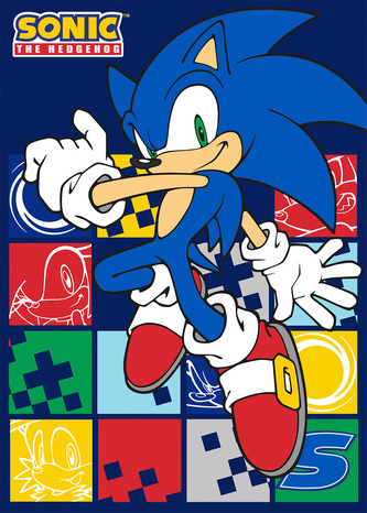 BLANKETS 100X140 SONIC 187 (SON23-2563) POLAR FLEECE 170GSM