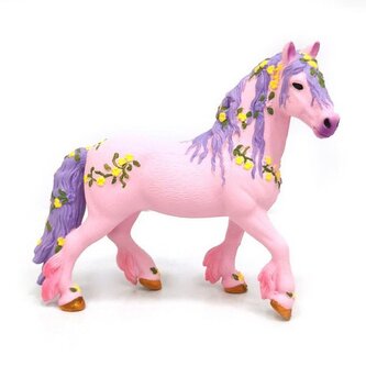 E - Figurka fantasy kůň růžový 13 cm