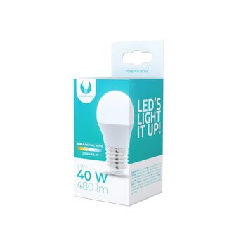 LED žárovka Forever E27 G45 6W neutrální bílá (4500K)