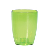 Květináč vysoký COUBI ORCHID 16 cm - barva: transparentní zelená