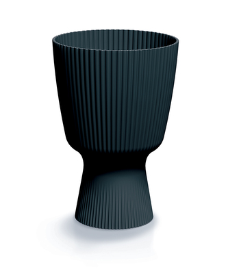 Květináč MILLY ROUND 18,8 cm - barva: antracit