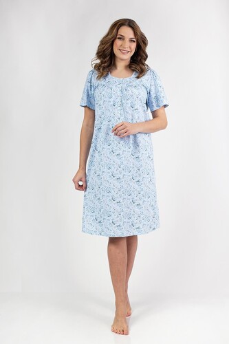 Koszula Regina 014 kr/r M-XL W25 damska niebieski L