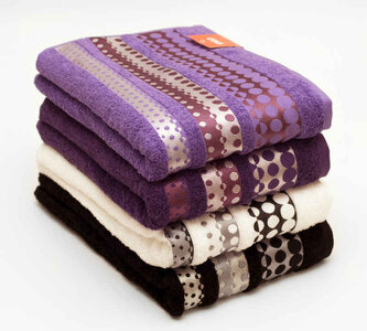 RĘCZNIK SILVER  70X140 FROT0 BLACK