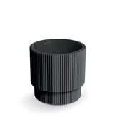 Květináč MILLY s vkladem 39,5 cm - barva: uhelná