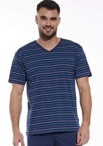 Piżama Cornette 330/43 kr/r M-2XL męska granatowy L