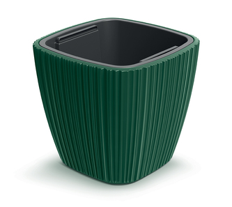 Květináč ORO 29 cm - barva: tmavě zelená