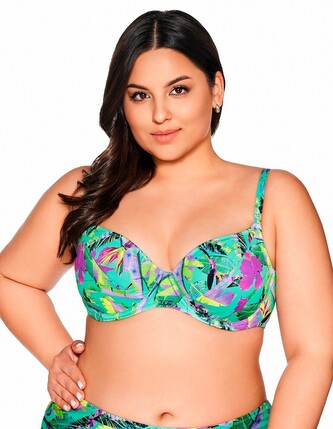 Biustonosz kąpielowy soft Ava SK 211 Vibrant Green vibrant green 85F